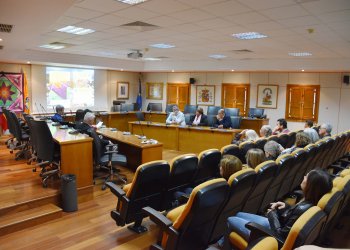 Presentation of the project of the LuckyQuilters International Association in the Town Council for the city of Benalmadena