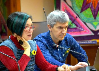 Presentación del proyecto de la Asociación Internacional LuckyQuilters en el Ayuntamiento de la ciudad de Benalmádena