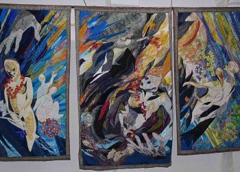 Persephone (triptych) 260x150cm