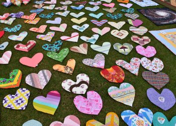 Heart Pillows in Paloma Park