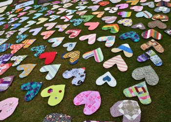 Heart Pillows in Paloma Park