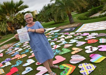 Heart Pillows in Paloma Park