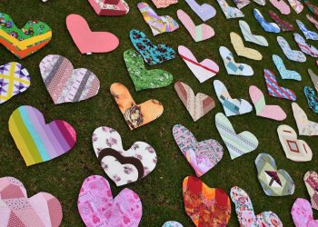 Heart Pillows in Paloma Park