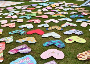 Heart Pillows in Paloma Park